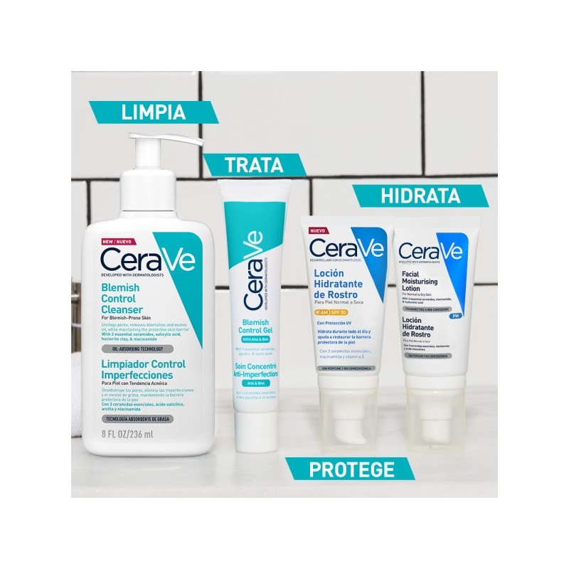 Cerave Limpiador Control Imperfecciones Mlpiel Acn Ica