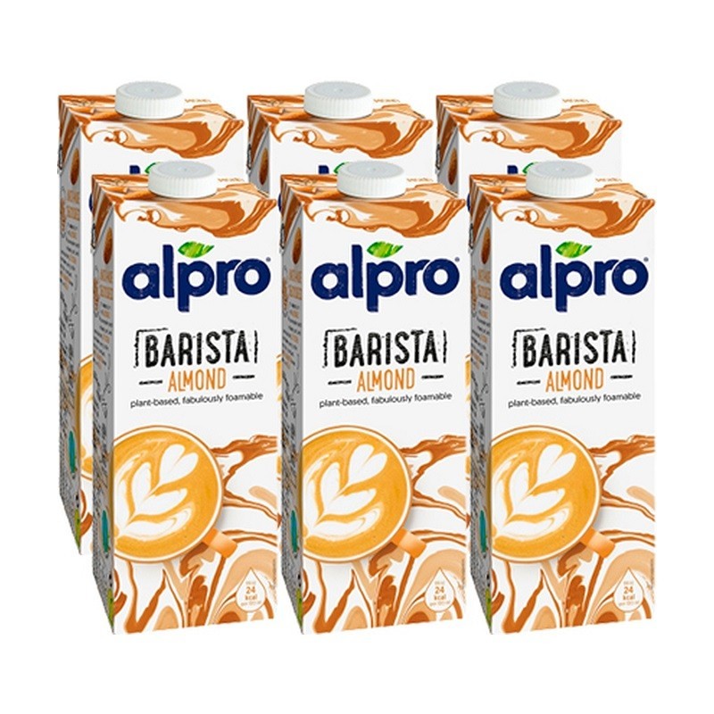 ALPRO Almendras Barista Bebida 100 Vegetal PACK 6x1LPACK AHORRO