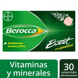 BEROCCA BOOST Guaraná 30 Comprimidos Efervescentes