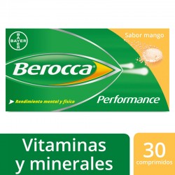 BEROCCA Performance Mango 30 Comprimidos Efervescentes