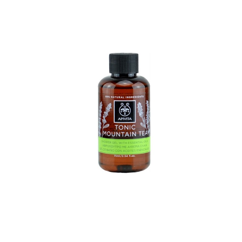 Apivita Tonic Bergtee Badegel 75ml Apivita Tonic Bergtee Badegel 75ml