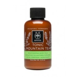 Apivita Tonic Mountain Tea Lait Corporel Hydratant 75 ml