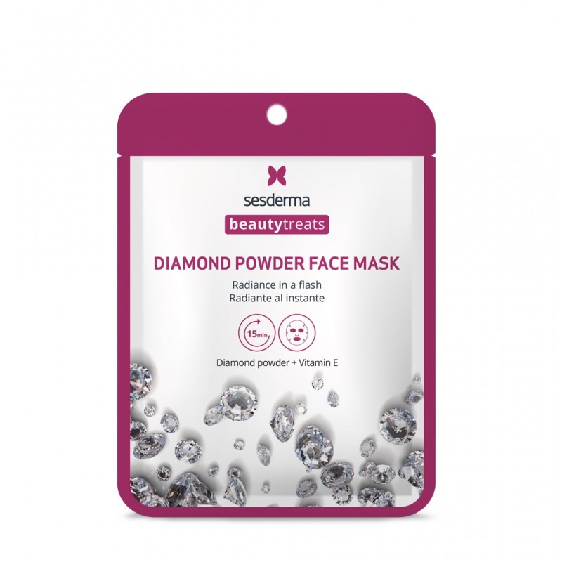 SESDERMA Maschera viso in polvere di diamante istantaneamente radiosa 22 ml