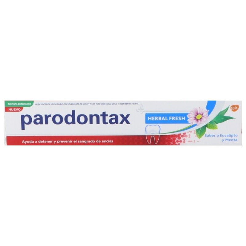 PARODONTAX Pasta de Dentes Herbal Fresca 75ml PARODONTAX Pasta de Dentes Herbal Fresca 75ml