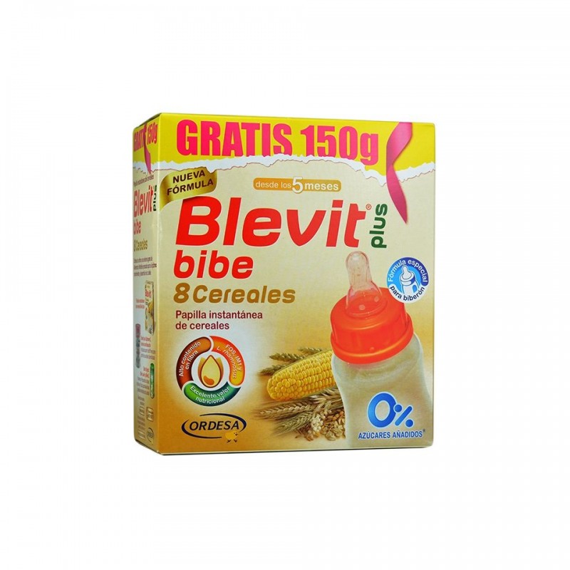 BLEVIT Plus Bibe 8 Cereales 600gr + 150gr GRATIS