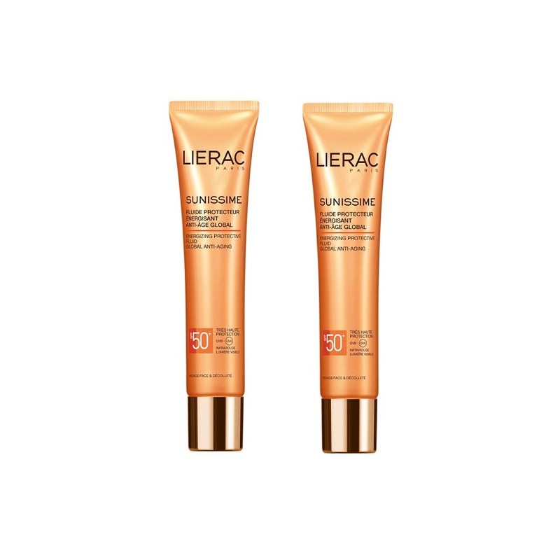 LIERAC Duo Sunissime Anti-Aging Face Protective Fluid Spf 50+ (40ml+40ml)
