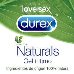DUREX Naturals Pure 100% Natural Intimate Lubricant Duplo Gel 2x100ml