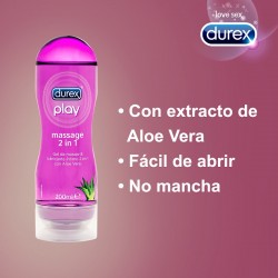 DUREX Play Entspannendes Massage-Intimgleitmittel 2in1 Aloe Vera 200ml