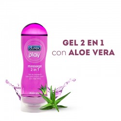DUREX Play Lubrifiant Intime Massage Relaxant 2en1 Aloe Vera 200 ml