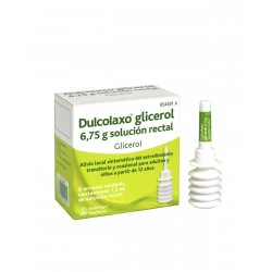 DULCOLAXO GLYCEROL 6,75 G SOLUTION RECTALE 6 LAVAGES 7,5 ML