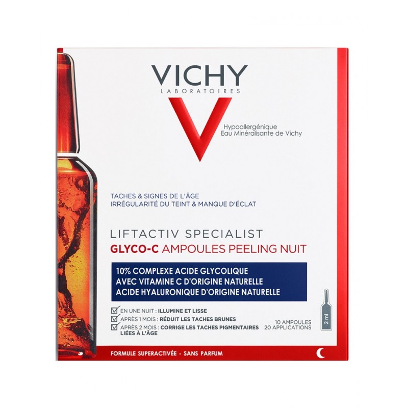 VICHY Liftactiv Specialist Glyco-C Ampoules Peeling Nuit x10 Ampoules