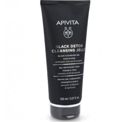 Apivita Black Detox Gel de Limpeza Rosto e Olhos 150ml