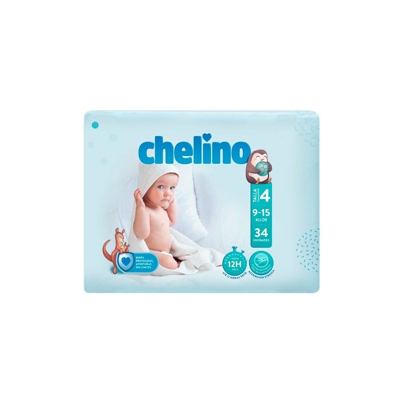 CHELINOS Windeln Größe 4 34 Einheiten CHELINOS Windeln Größe 4 34 Einheiten