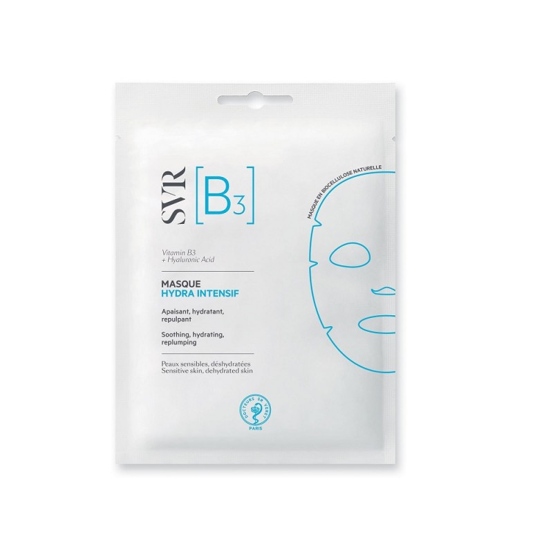 SVR B3 Hydra Máscara Hidratante Reidratante Intensiva de Biocelulose SVR B3 Hydra Máscara Hidratante Reidratante Intensiva de Biocelulose