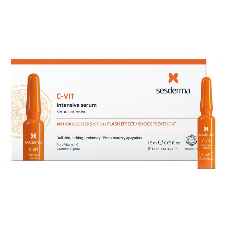 SESDERMA C-Vit Intensive Pure Vitamin C Serum 10 Ampullen SESDERMA C-Vit Intensive Pure Vitamin C Serum 10 Ampullen