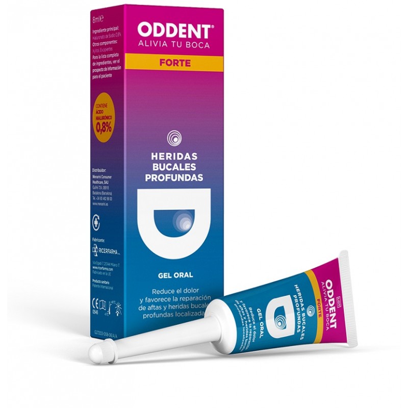 ODDENT Forte Oral Gel Feridas e Feridas Orais Mais Profundas 8ml