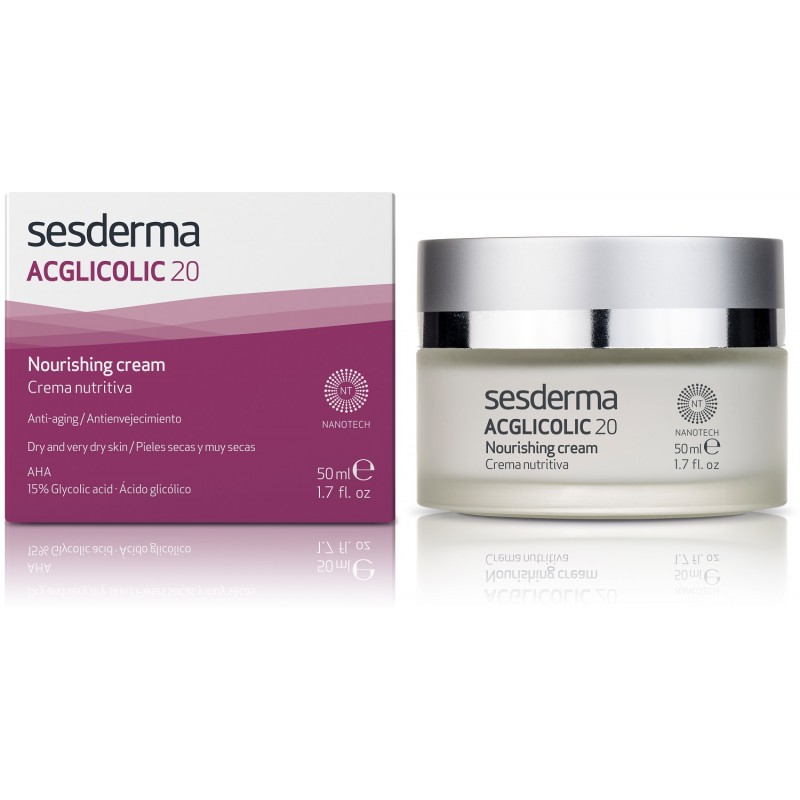 SESDERMA Acglicolic 20 Crema Nutriente Antietà 50ml