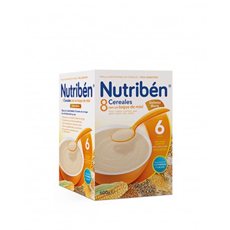 NUTRIBÉN 8 Céréales Touche de Miel et Biscuits Maria 600G