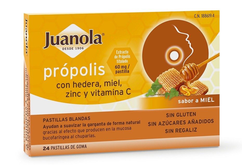 Juanola Propolis Limon Y Miel 24 Pastillas
