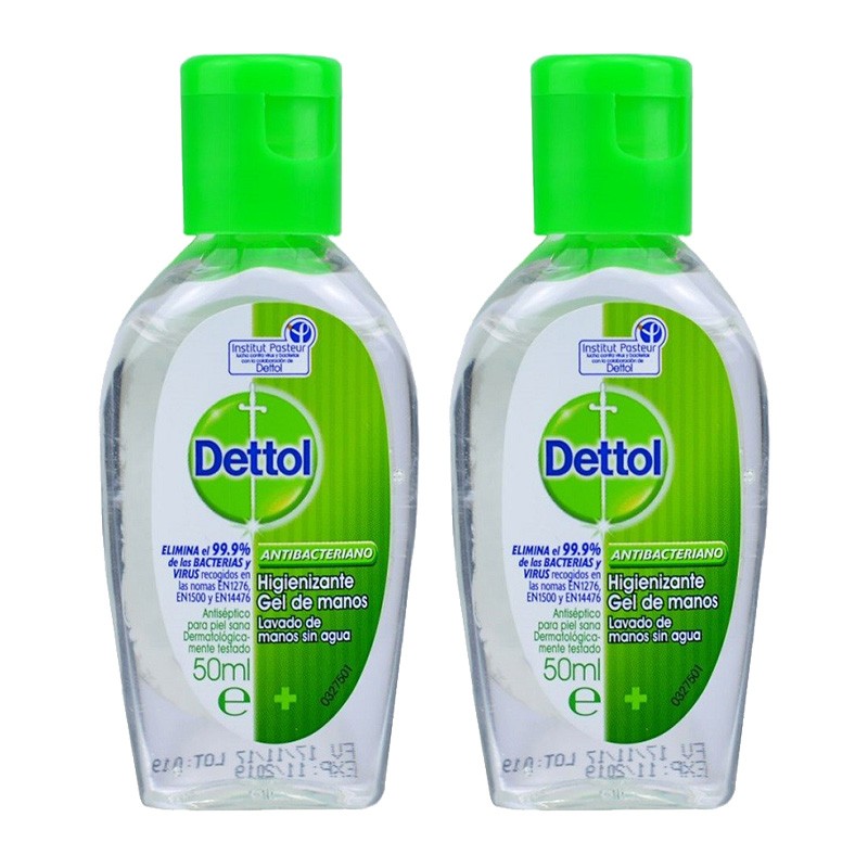 DETTOL Duplo Gel Mani Antibatterico 2x50ml DETTOL Duplo Gel Mani Antibatterico 2x50ml