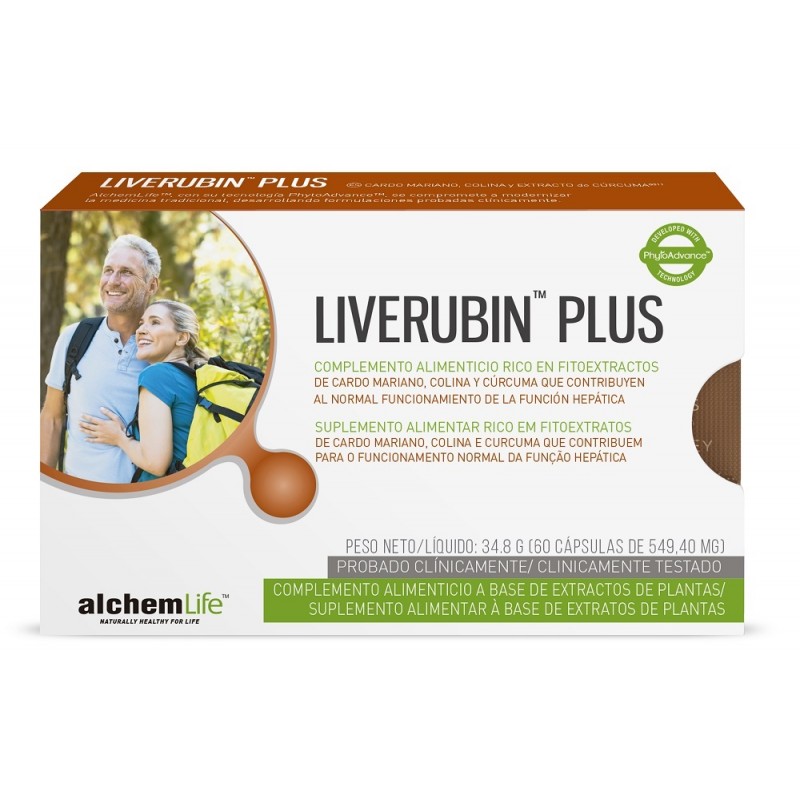 ALCHEMLIFE Liverubin Plus 60 cápsulas