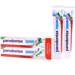 PARODONTAX Duplo Herbal Fresh Toothpaste Eucalyptus and Mint flavor 2x75ml