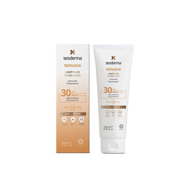 SESDERMA Repaskin Light Body Lichtschutzfluid SPF30 200ml