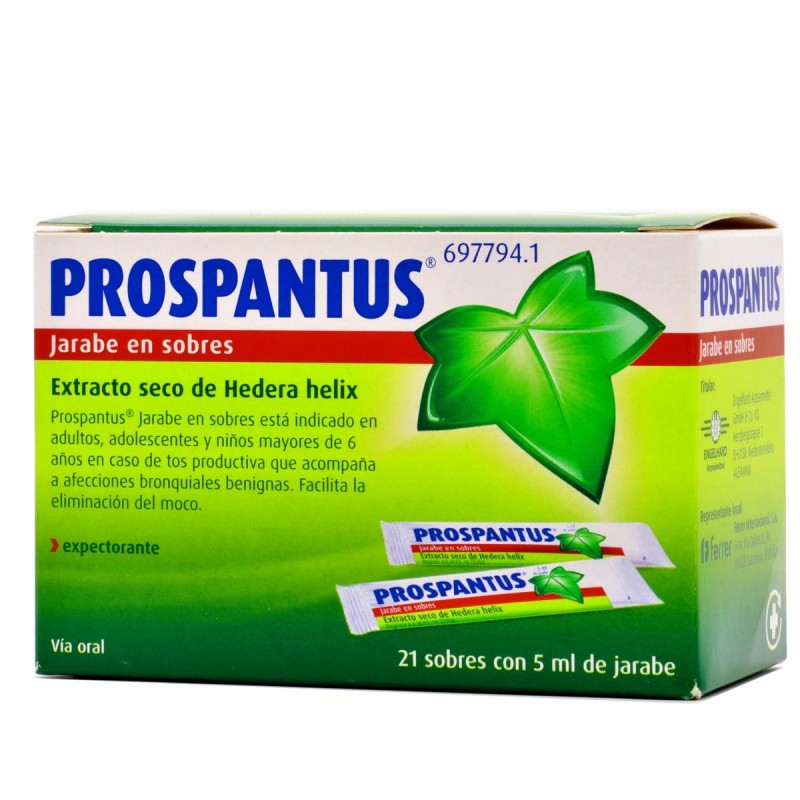 Kaufen Sie PROSPANTUS-Sirup in 21x5ML-Beuteln zum besten Preis Kaufen Sie PROSPANTUS-Sirup in 21x5ML-Beuteln zum besten Preis