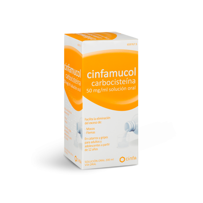 Kaufen Sie Cinfamucol Carbocisteine Orale Lösung 200ml online Kaufen Sie Cinfamucol Carbocisteine Orale Lösung 200ml online