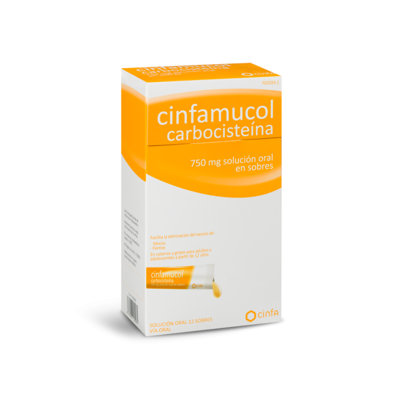 Kaufen Sie Cinfamucol Carbocisteine ​​750MG 12 Beutel online