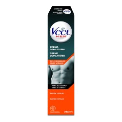 VEET Men Haarentfernungscreme für normale Haut und Körper, 200 ml