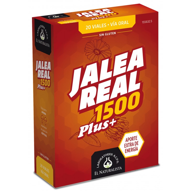 Geleia Real 1500 Plus+ El Naturista 20 frascos Geleia Real 1500 Plus+ El Naturista 20 frascos
