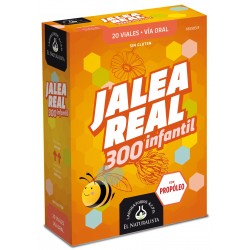 GELEE ROYAL mit Kinderpropolis 300 El Naturalista 20 Fläschchen