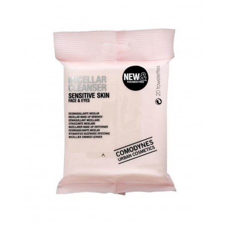 COMODYNES Make-Up Entferner Sensitive Micellar 20 Tücher COMODYNES Make-Up Entferner Sensitive Micellar 20 Tücher