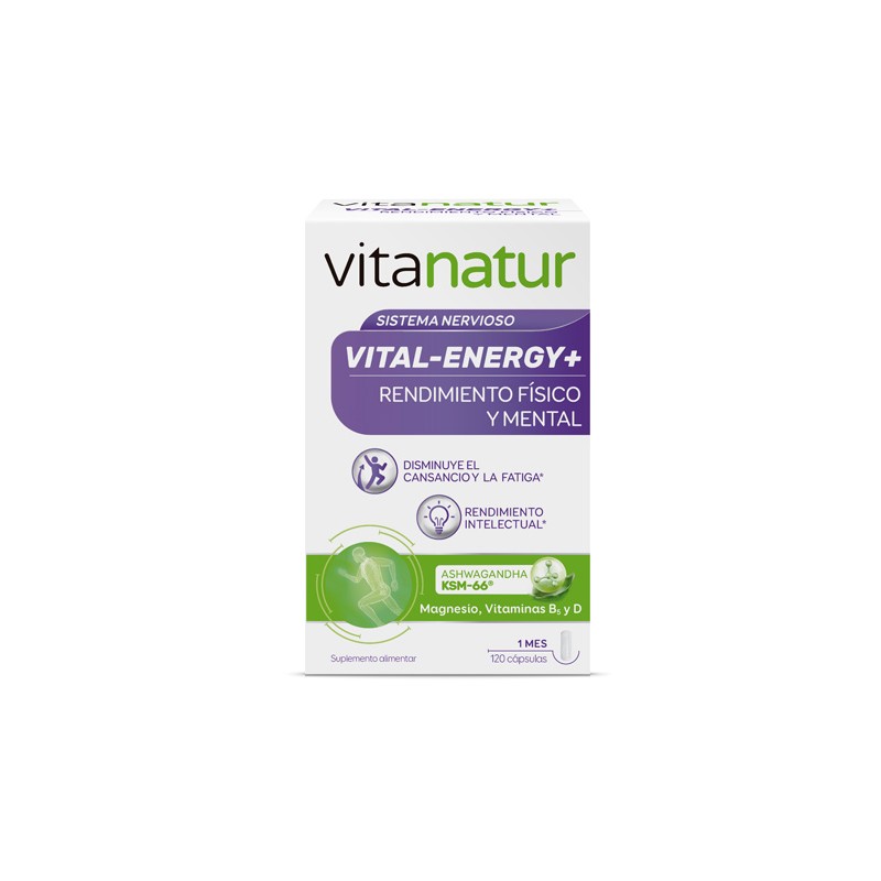 Vitanatur Vital-Energia+ 120 Cápsulas