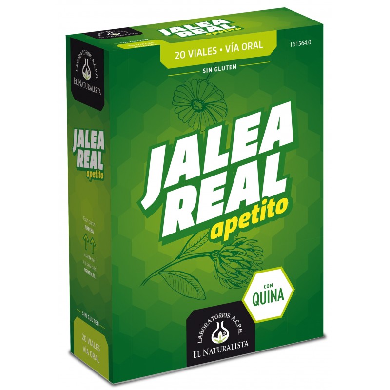 Apetite de GELEIA REAL com Quina El Naturalista 20 frascos