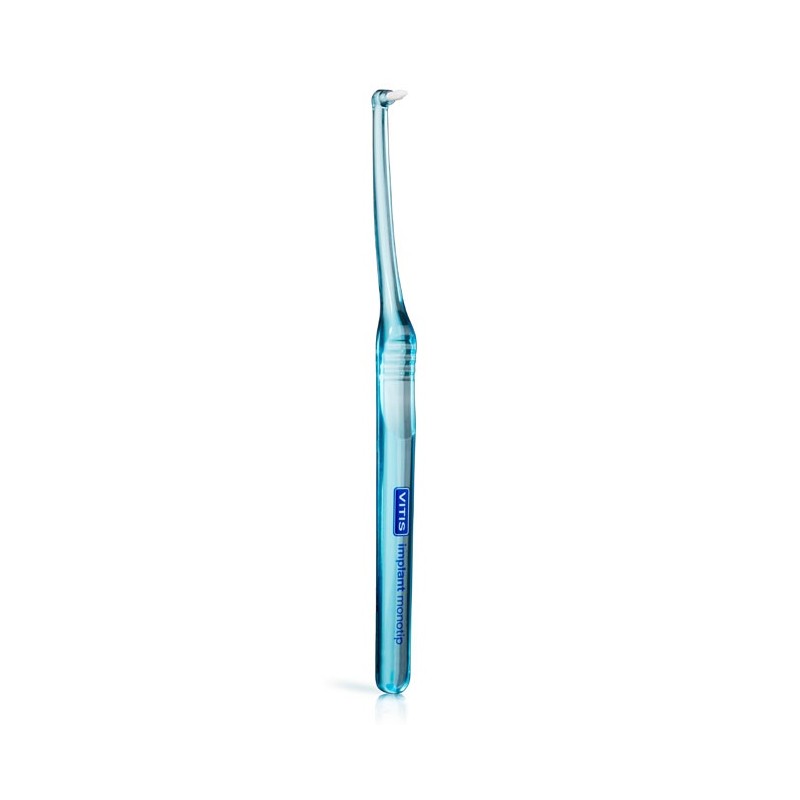 VITIS Cepillo Dental Implant Monotip Azul