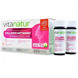 Vitanatur Collagen Antiaging 10 Ampullen mit rotem Fruchtgeschmack kaufen