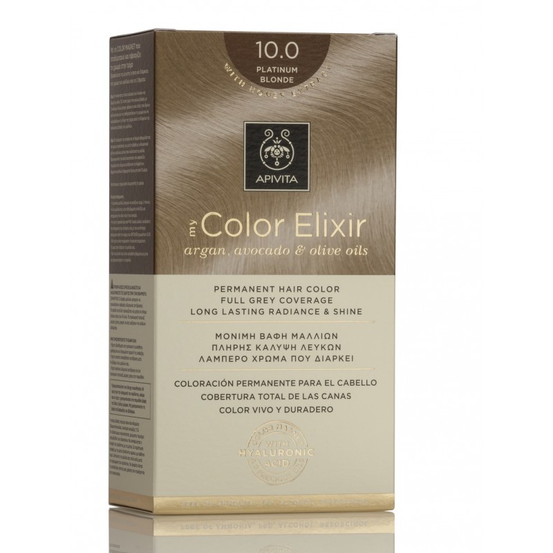 APIVITA Tinta 10.0 Biondo Platino My Color Elixir
