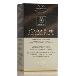 APIVITA Tint 5.35 Castanho Claro Dourado Mogno My Color Elixir