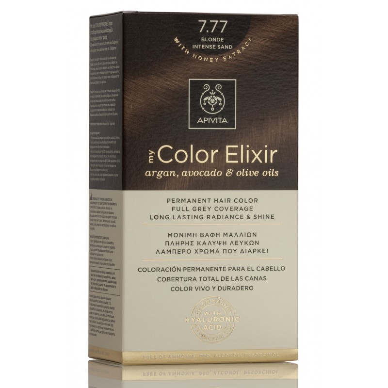 APIVITA Dye 7.77 Intense Sand Blonde My Color Elixir
