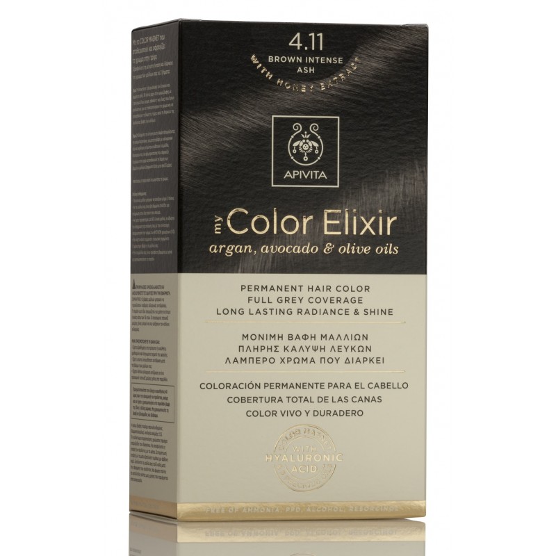 APIVITA Tint 4.11 Intense Ash Brown My Color Elixir