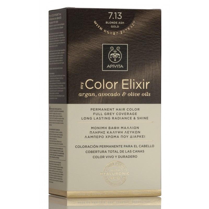 APIVITA Dye 7.13 Golden Ash Blonde My Color Elixir APIVITA Dye 7.13 Golden Ash Blonde My Color Elixir