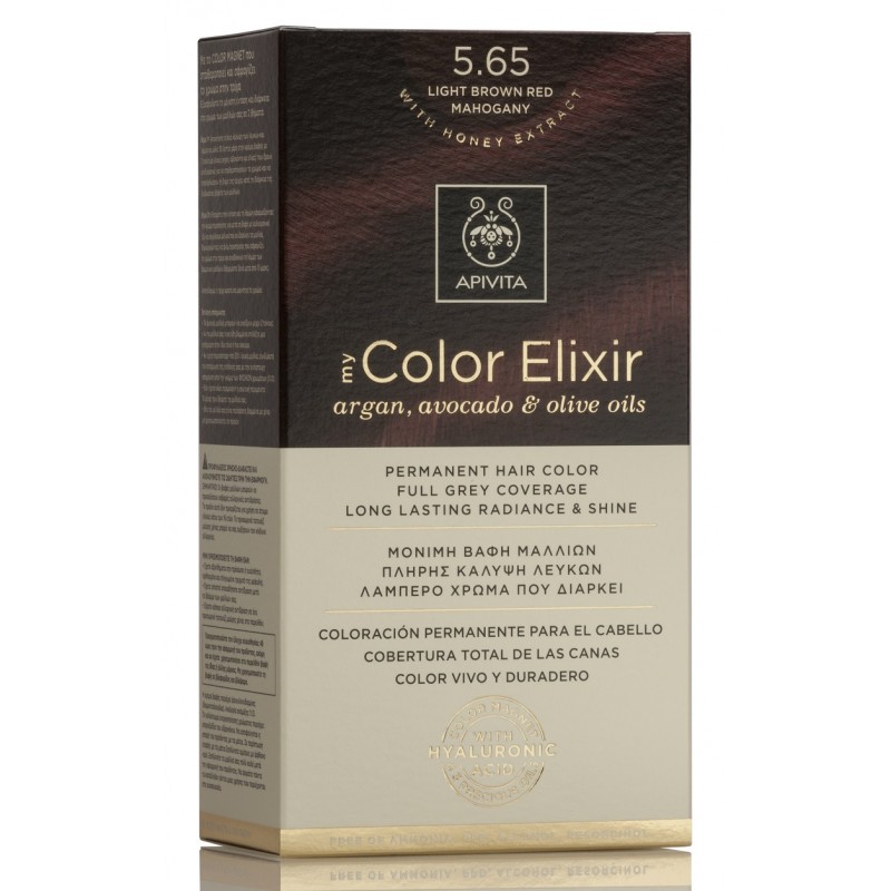 APIVITA Tönung 5.65 Hellbraun Mahagoni My Color Elixir