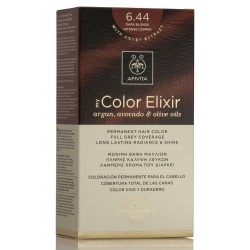 APIVITA Tinte 6.44 Rubio Oscuro Cobrizo Intenso My Color Elixir