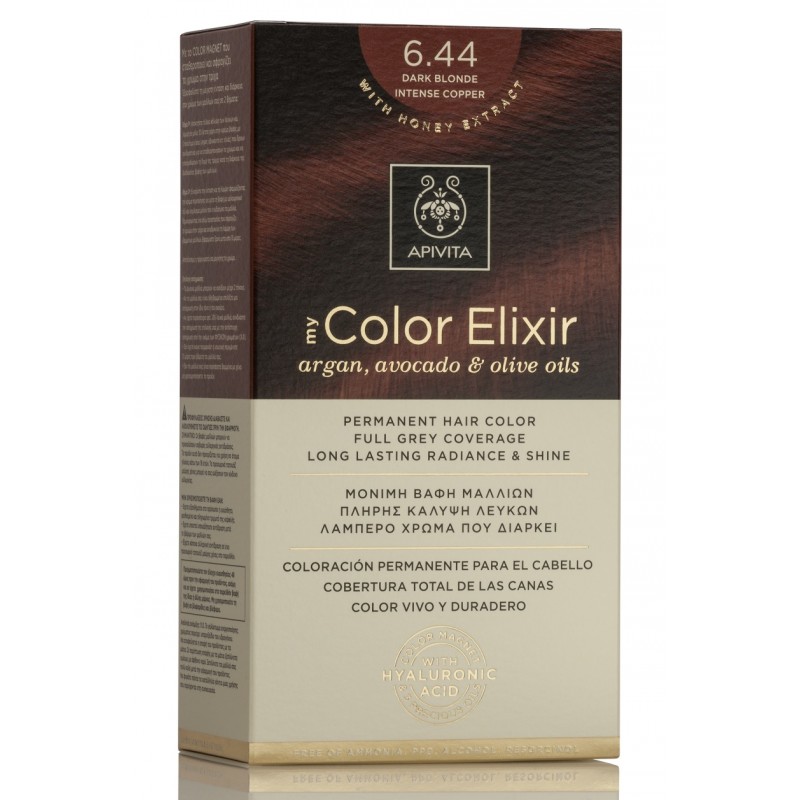 APIVITA Dye 6.44 Dark Intense Copper Blonde My Color Elixir