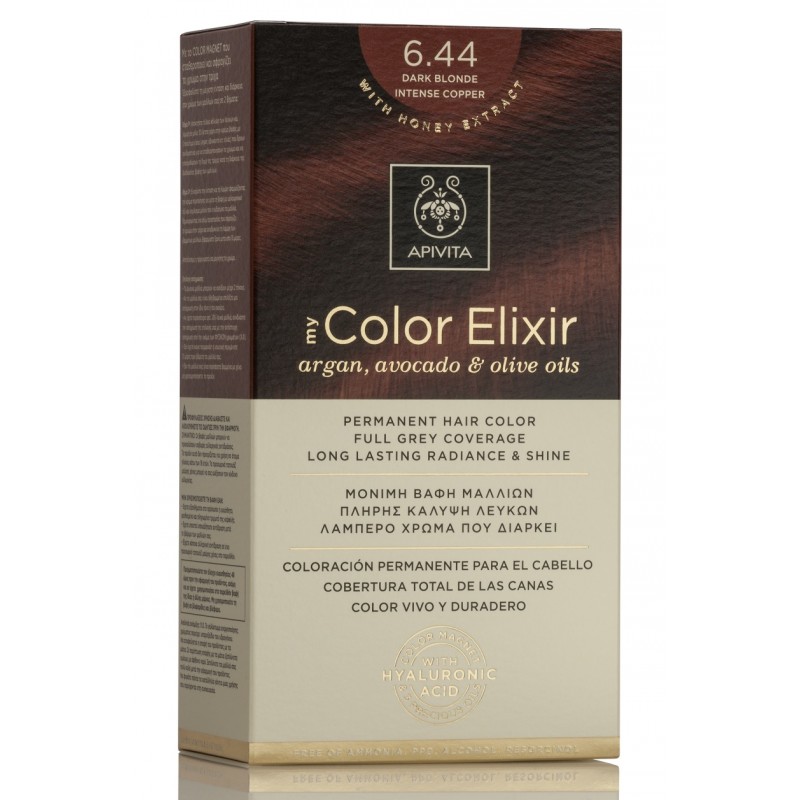 APIVITA Dye 6.44 Dunkel-Intensives Kupferblond My Color Elixir