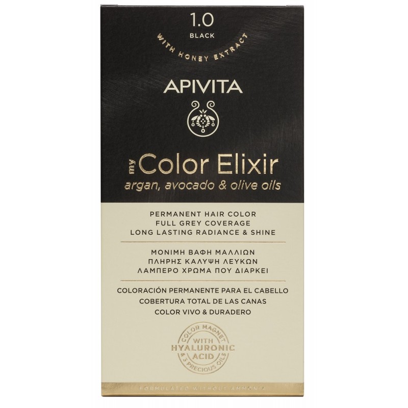 APIVITA Tinta 1.0 Nero My Color Elixir
