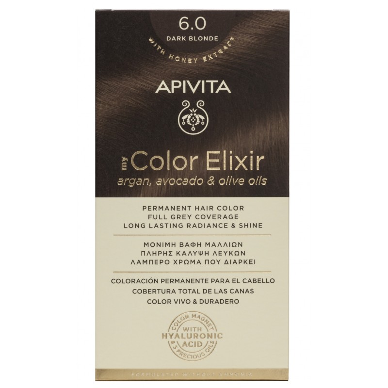 APIVITA Tint 6.0 Loiro Escuro My Color Elixir APIVITA Tint 6.0 Loiro Escuro My Color Elixir