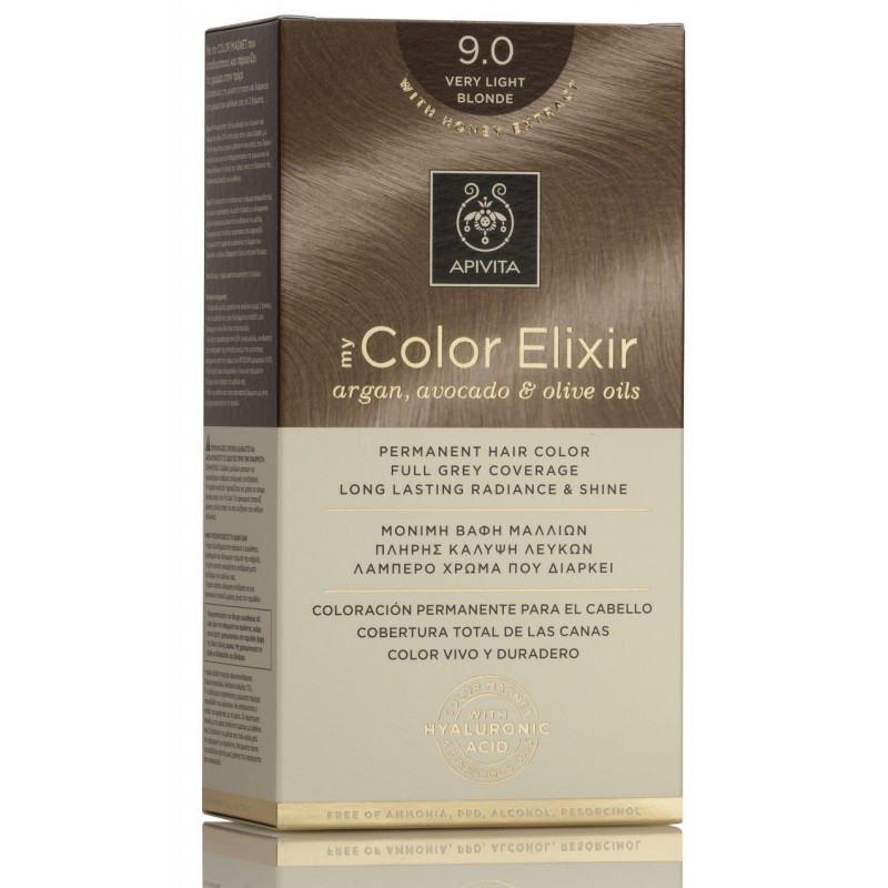 APIVITA Teinte 9.0 Blond Très Clair Mon Elixir Couleur